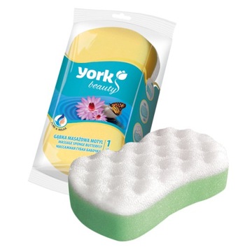 Gąbka masażowa motyl - York
