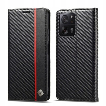Etui Carbon Fiber Wallet do Xiaomi 13T / 13T Pro