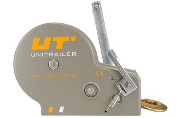 Лебедка ручная для прицепа-эвакуатора UNITRAILER 1135кг с ремнем