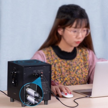 VENTION Kabel Jack 3,5mm - 2x RCA w oplocie - 5m