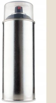 FARBA SPRAY BIAŁY KREMOWY RAL 9001 POŁYSK 500ML