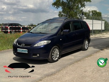 Mazda 5 I 1.8 MZR 115KM 2007 Mazda 5 Raty Klimatronic Szyberdach 7 osobowy 1.8 BENZ Zarej w PL 1.8 115KM