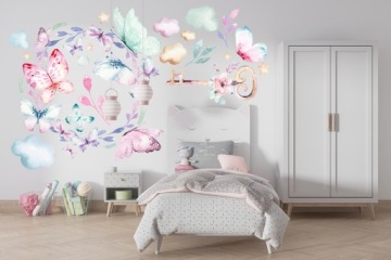 наклейки стикер стены для детей Воздушные шары 200