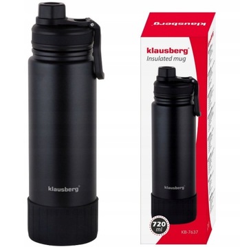 TERMICZNY KUBEK TERMOS STALOWY NIERDZEWNY 720ml CLICK CLACK