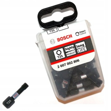 БИТА T25 25MM IMP 25PCS 2607002806 BOSCH