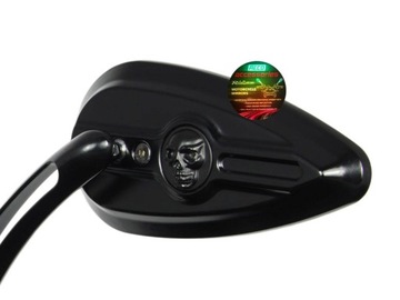 эллиптические зеркала для Harley Touring 82-22 черные