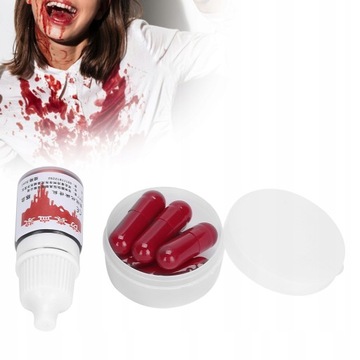 SZTUCZNA KREW HALLOWEEN KAPSUŁKA ZESTAW