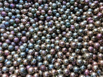 Kulki szklane złote lustrzany połysk 15mm 1kg 180s