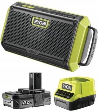Głośnik GŁOŚNIKI BLUETOOTH 18V RYOBI RBT18 +2Ah