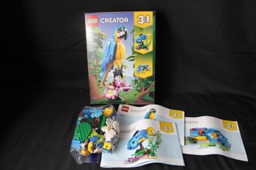 НАБОР LEGO CREATOR 3IN1 ЭКЗОТИЧЕСКИЙ ПОПУГАЙ РЫБА-ЛЯГУШКА 31136