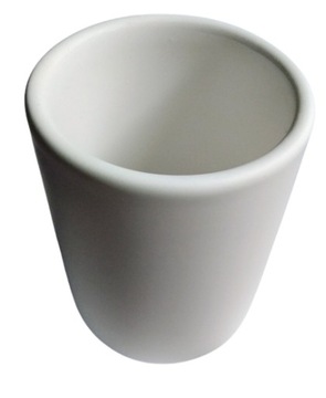Kubek łazienkowy pojemnik na szczoteczki do zębów ceramiczny biały
