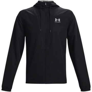 Kurtka sportowa męska Under Armour 1361621-003 z kapturem czarna r. S