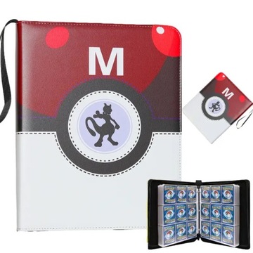 POKEMON ALBUM NA KARTY CARD BINDER 400 KART TCG GAME - MEWTWO