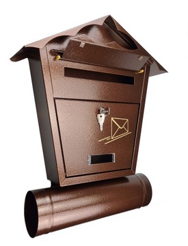 SKRZYNKA POCZTOWA NA LISTY SD2T FORMAT B5 MIEDŹ PL