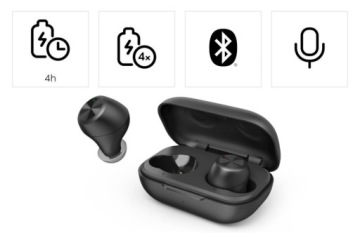 Беспроводные наушники Thomson WEAR7701BK TWS