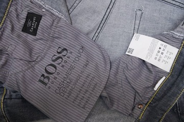 HUGO BOSS CANDIANI JEANS spodnie męskie szare PREMIUM 36/36 pas 96