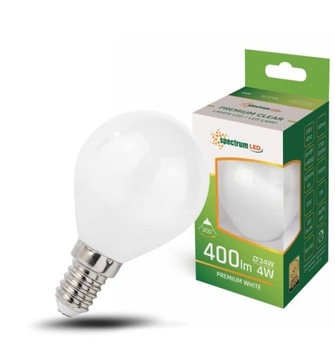 Żarówka 4W LED Barwa Biała Ciepła Gwint E14