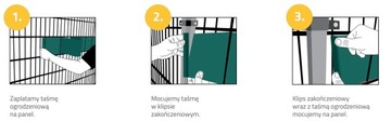 ЛЕНТА ДЛЯ ЗАБОРА 19СМ Х 35МБ ТВЕРДЫЙ ГРАФИТ