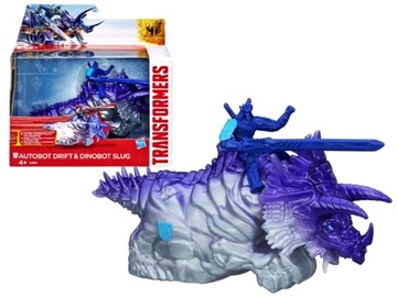 TRANSFORMERS figurka AUTOBOT DRIFT & DINOBOT SLUG zabawka HASBRO na PREZENT
