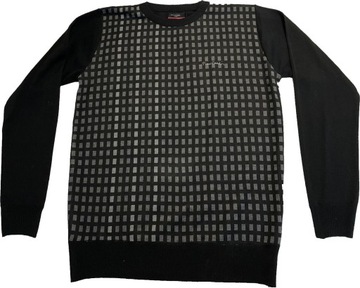 Sweter marki PIERRE CARDIN w kratke p80 XL