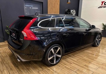 Volvo V60 I Kombi Facelifting 2.0 D4 DRIVE-E 190KM 2018 Volvo V60 R-Design D4 190KM skora BEZWYPADKOWY automat gwarancja, zdjęcie 6