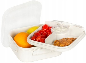 LUNCHBOX POJEMNIK NA ŻYWNOŚĆ ŚNIADANIE PRZEGRÓDKI