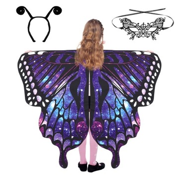 KOSTIUM COSPLAY MOTYL WING CAPE