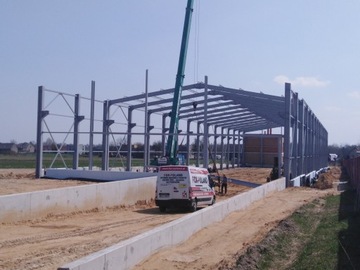 Металлическая конструкция производственно-складского цеха