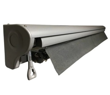 Markiza tarasowa ANTRACYT 400x300 Szara PREM