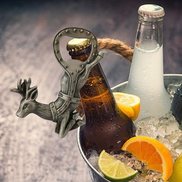 Креативные штуцеры открывалки для бутылок пива в форме лося декоративный прочный подарок