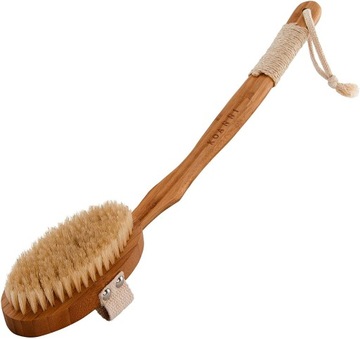 SZCZOTKA DO MASAŻU CIAŁA NATURALNA BAMBUS + AGAWA