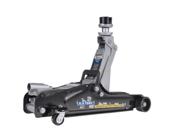 PODNOŚNIK SAMOCHODOWY LEWAREK NISKOPROFILOWY 2,5T ŻABA GUMA STALOWE KOŁA