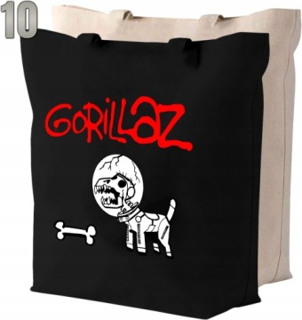 Хлопковая сумка GORILLAZ + ИМЯ