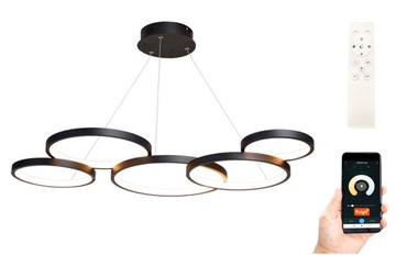 Lampa OSLO pilot okręgi ring żyrandol LED 92cmTuya