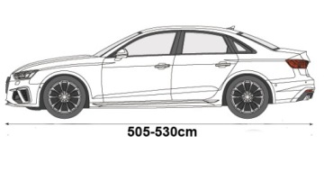 Автомобильный чехол Седан полосы XL авто брезент 4 слоя сильный