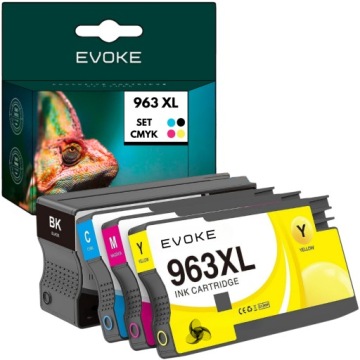 4x Inkoust pro tiskárnu Hp 963 XL černý kompletní barva nová aktualizace