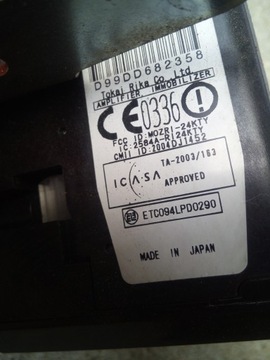 COROLLA VERSO II 04-09 KLÍČEK 2 KUSY SPÍNACÍ SKŘÍŇKA