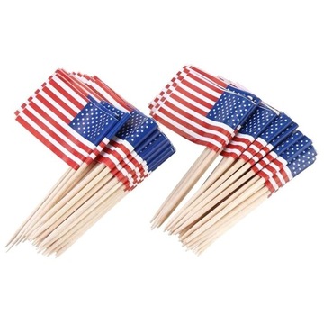 FLAGA USA WYBIERA PATRIOTYCZNE CIASTA PARTY ŚWIATOWE OWOCE