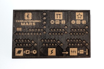 5 ДЕРЕВЯННЫХ ПОСТА ДЛЯ ИГРОКА, ТЕРРАФОРМИРУЮЩИЕ МАРС