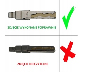 KLÍČEK AUDI 433 TT A3 S3 8P0837220D + FRÉZOVANÍ