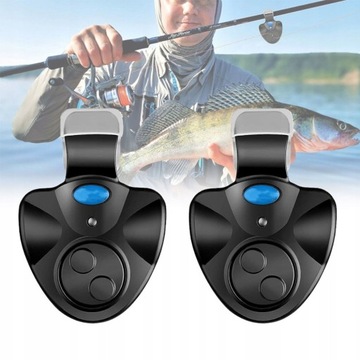 2X СИГНАЛИЗАЦИЯ ПОКЛЕВКИ ДЛЯ РЫБАЛКИ ЗВУКОВАЯ СИГНАЛИЗАЦИЯ СО СВЕТОДИОДОМ