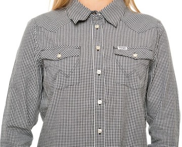 WRANGLER koszula black LS WESTERN SHIRT _ S