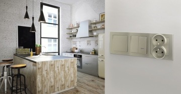 OSPEL AS ДВОЙНОЙ ПОДСВЕЧНЫЙ ВЫКЛЮЧАТЕЛЬ, БЕЛЫЙ