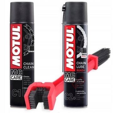 НАБОР ДЛЯ ОЧИСТКИ ЦЕПИ ЩЕТКА MOTUL GREASE