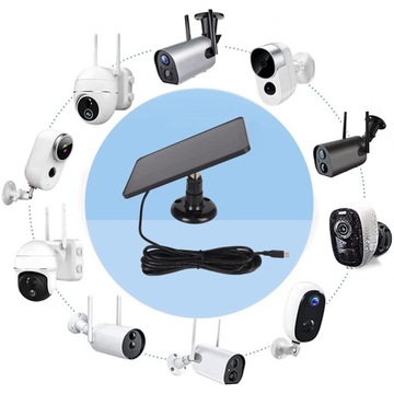 ЗАРЯДНОЕ УСТРОЙСТВО С СОЛНЕЧНОЙ ПАНЕЛЬЮ 10ВТ 5В ДЛЯ НАРУЖНЫХ КАМЕР СИСТЕМЫ БЕЗОПАСНОСТИ