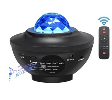 Projektor Gwiazd Star LED USB projector APLIKACJA Bluetooth+ Pilot