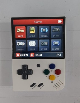 Miyoo Mini Plus PRZENOŚNA KONSOLA DO GIER Z 15000+ GIER + KARTĄ 128G BIAŁY