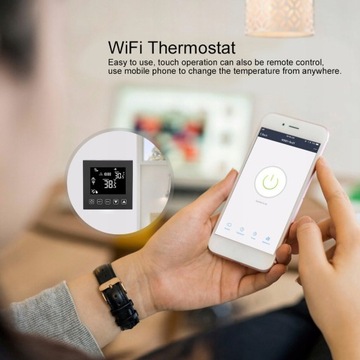 КОМНАТНЫЙ ТЕРМОСТАТ, WIFI ПАНЕЛЬ, ИНТЕЛЛЕКТУАЛЬНЫЙ 16А