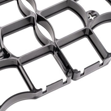 4x парковочная решетка 50x50x3см + 4x анкера