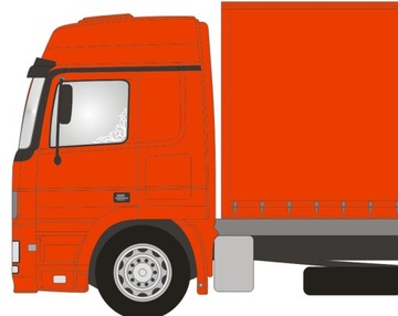 Наклейки на углы боковых окон MERCEDES ACTROS